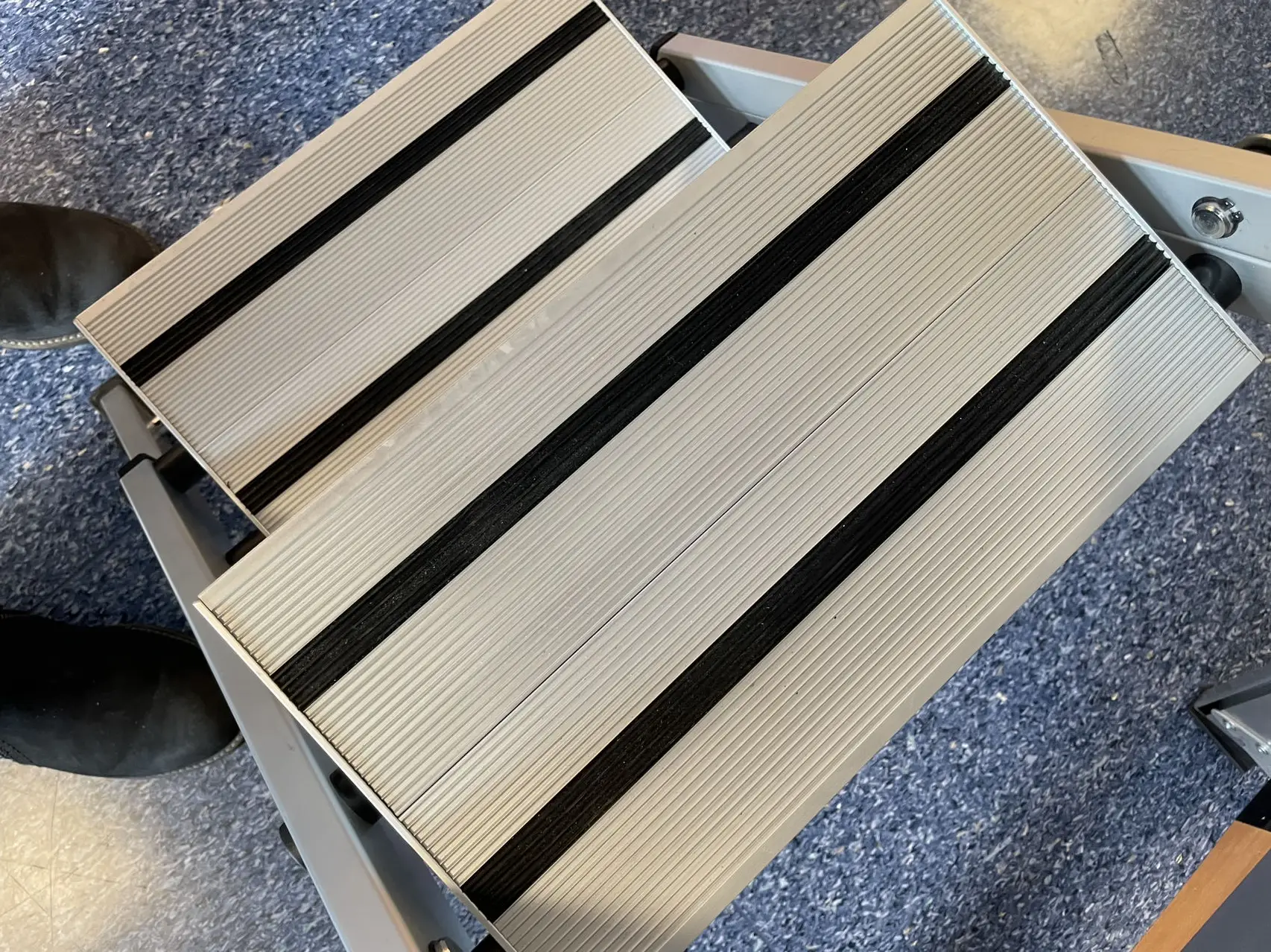 Folding 3-Step Platform Ladder Stools Step Stool Heavy Duty with Handrail Professional Steps