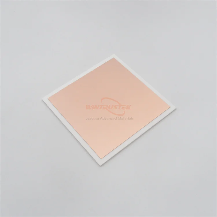 Customized DBC Direct Bonded Copper Both Sides Substrate 0.3mm Thickness Copper Plating Alumina Ceramic Plate