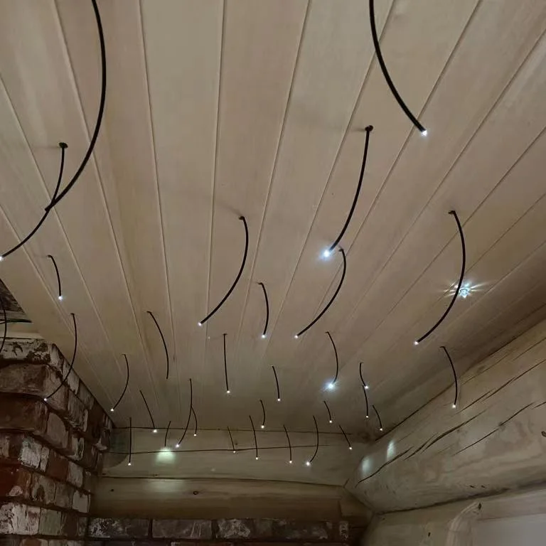 Factory Price Russian BANYA etc Sauna Sky Star Ceiling Fiber Optic Star Ceiling RGB Light with Colors Change