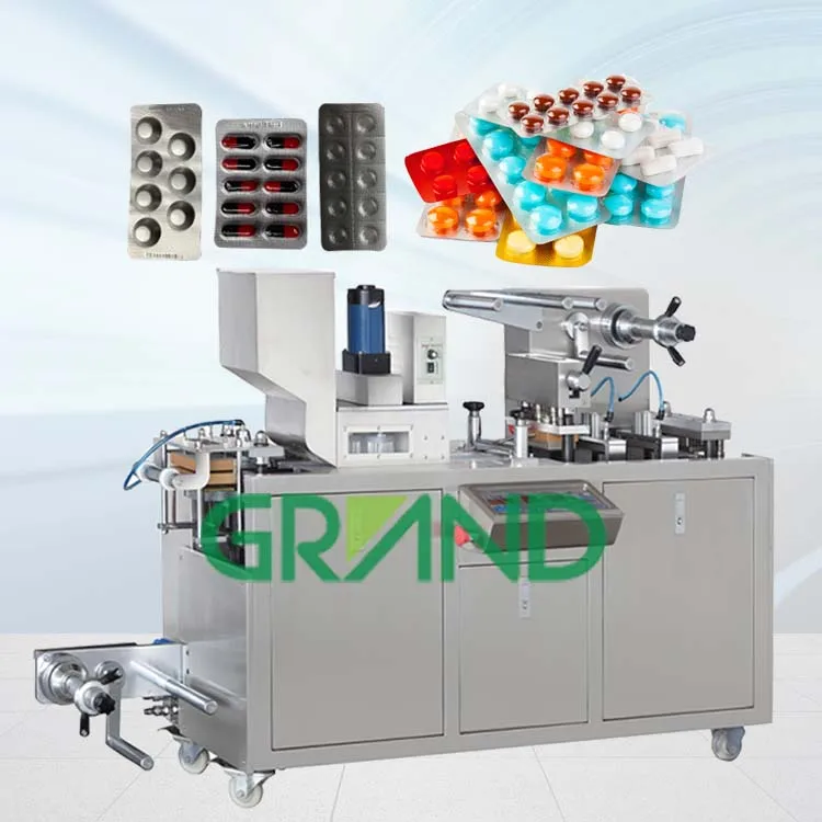 Полностью автоматическая медицинская плоская упаковочная машина DPP 80 из алюминия и пластика для капсульных таблеток