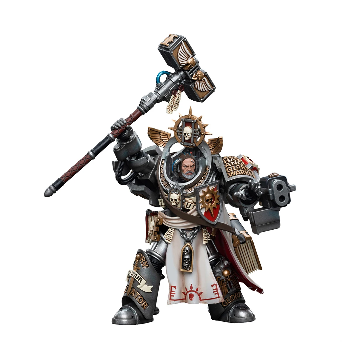 JoyToy Warhammer-40000 Grey Knights Grand Master Voldus Model Anime Action Figure