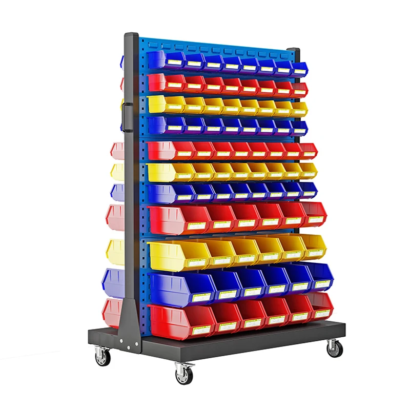 Hardware Tool Storage Maintenance Auto Repair Tools Organize Shelf Display Hanger With Parts Box