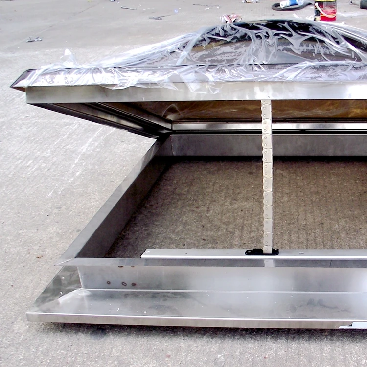 304 Stainless Steel Electric Top Hung Window, Motorized Window, Remote Control Window,