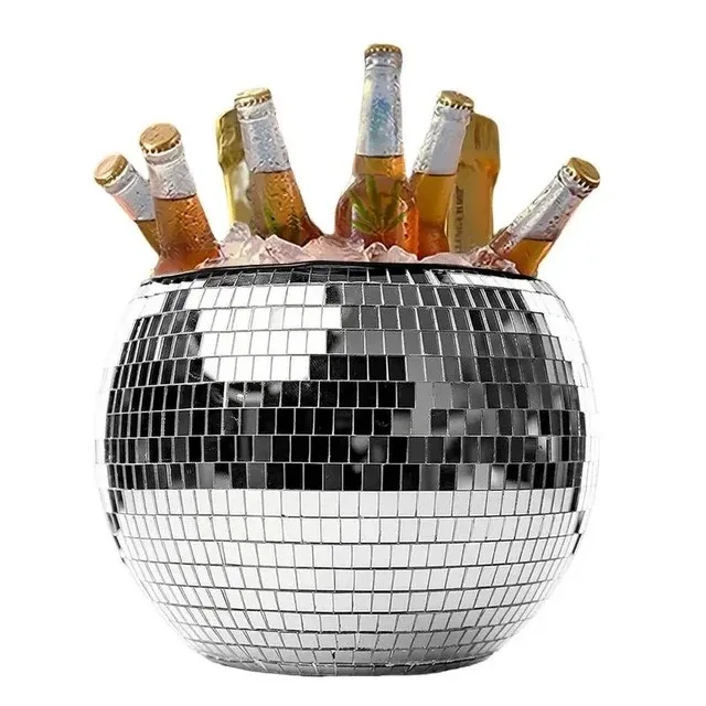 Disco Ice Bucket Bar Wine served in bucket balls beer capacity Champagne ice buckets