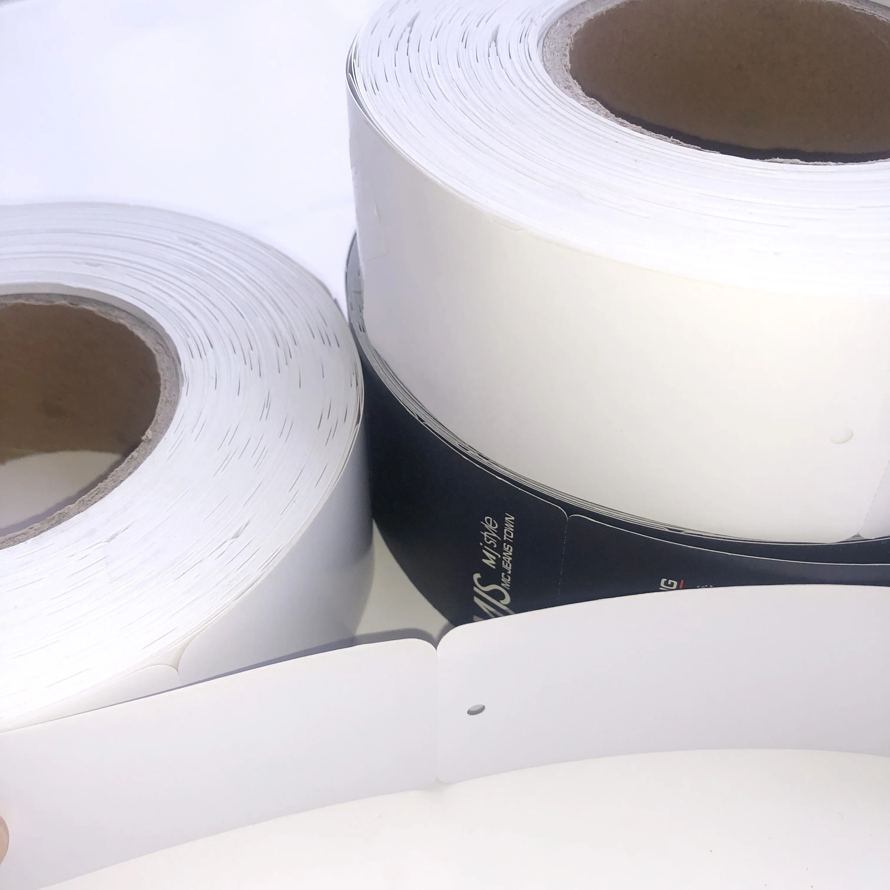 OEM Blank thermal paper tags direct print by  barcode  printer