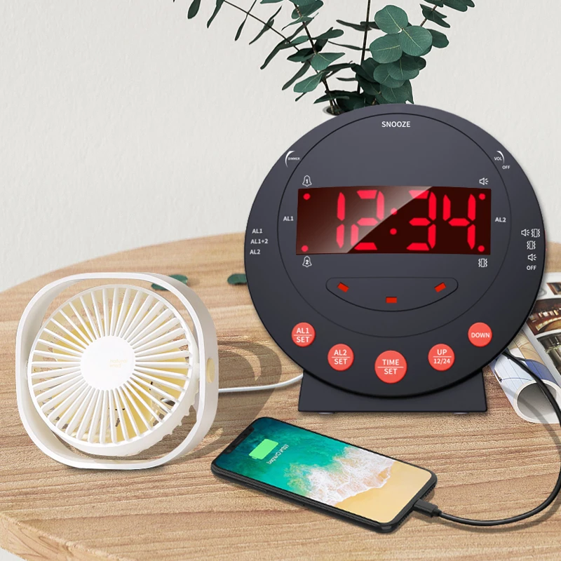 Drop Ship Products Alarm Clock  With Bed Shaker Vibrating Alarm Clock for Heavy Sleepers and Deaf Hearing