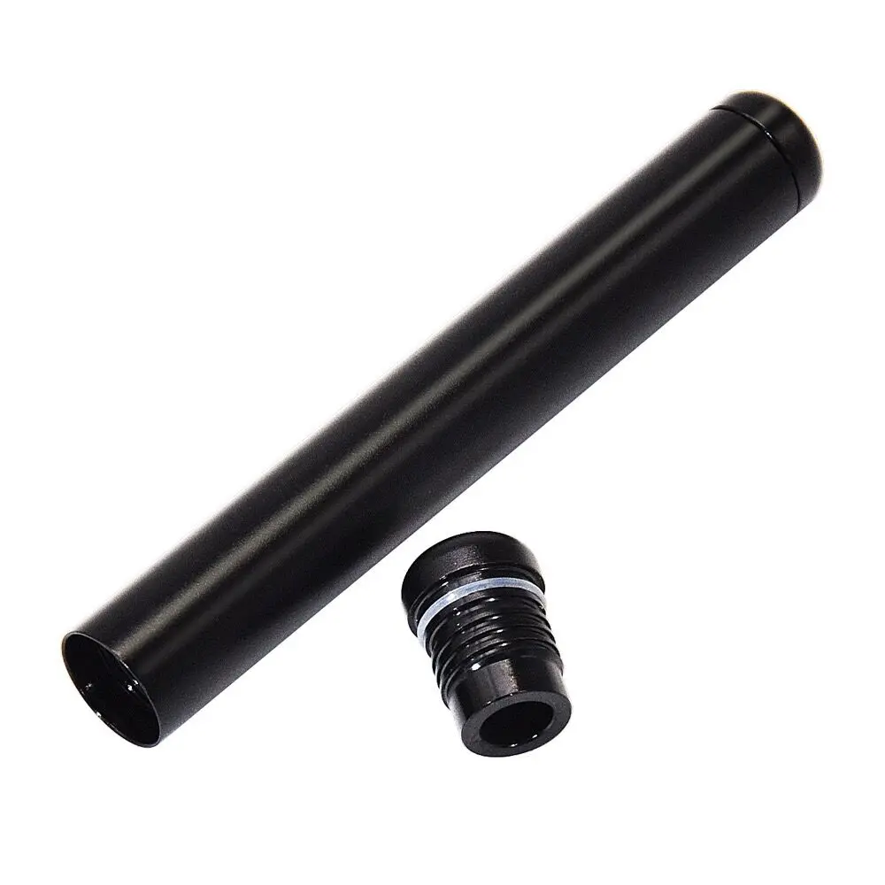 Красочные золотые черные портативные аксессуары для сигар, металлический алюминиевый сплав, трубка для сигар