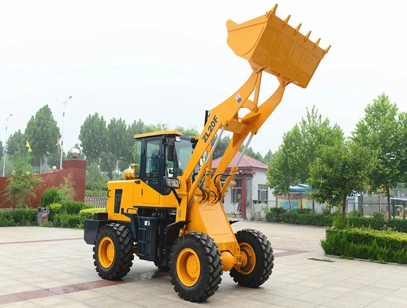 china infront mini loader skid steer zl-20  garden tractor with front loader