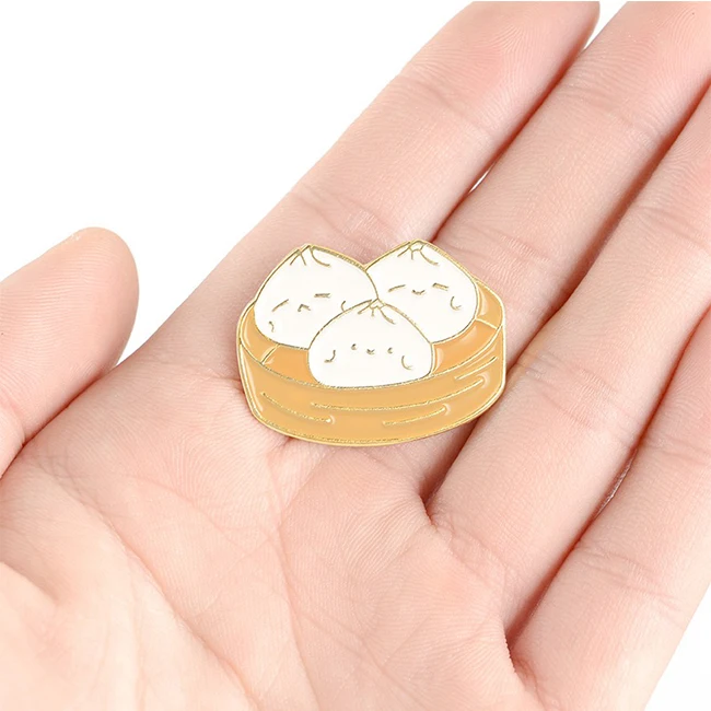 Chinese Food Enamel Pin Jewelry Clothes Accessories custom lapel pins hard enamel