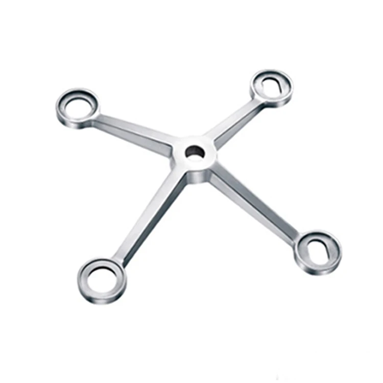 304 316 Stainless Steel 4 Point-fixed Glass Wall Spider Claws Glass Spider Curtain Wall