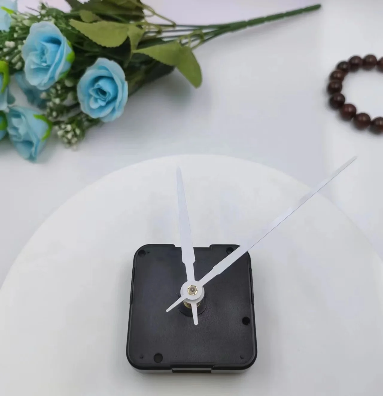 HONG QIAN Custom Wooden Wall Clocks Accessories Shontek Quartz Clock Movement Accessories Timepiece Hands Direct Deal