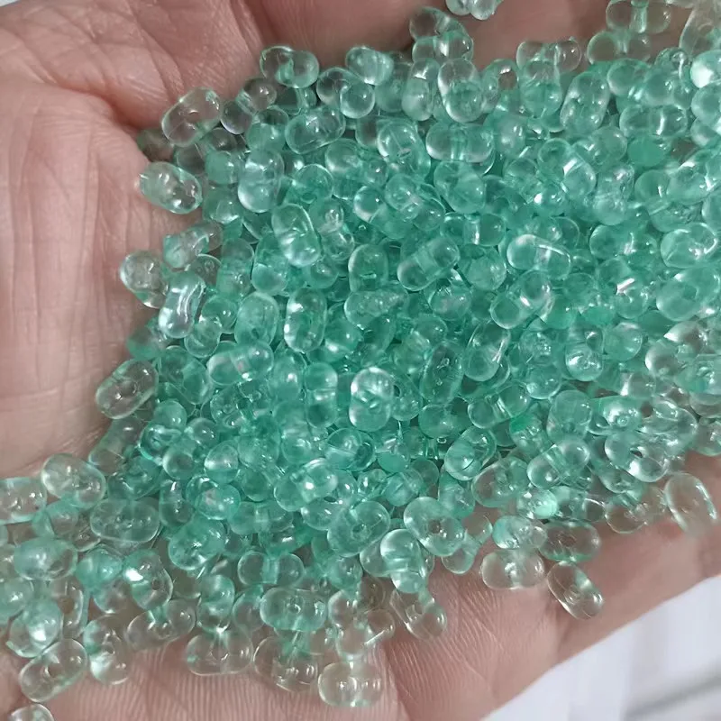 Wholesale 500g DIY Candy 3*6mm Transparent Peanut Shape Acrylic Seed Beads Colorful Loose Plastic Beads Jewelry Making