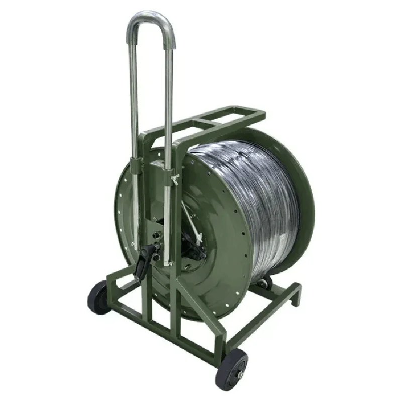 Portable Field Deployable Tactical Fiber Optic Cable Reel