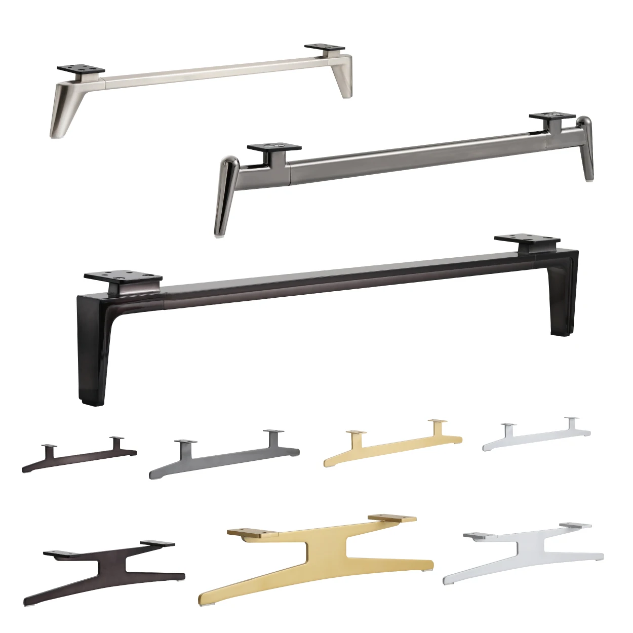 Premium OEM Factories Custom furniture base Industrial die-casting Aluminum Molded furniture leg