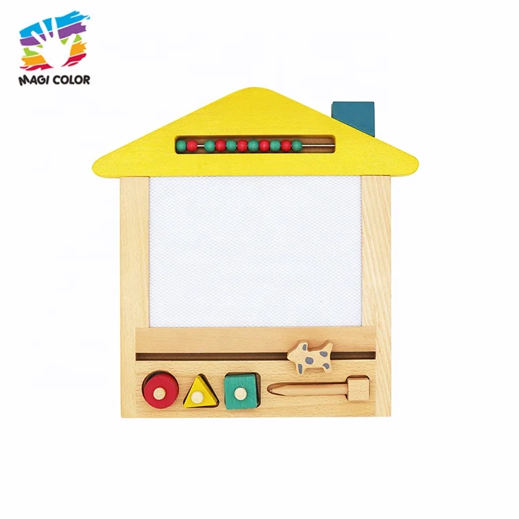 Customize kids wooden toy coffee maker for kitchen pretend play W10D134