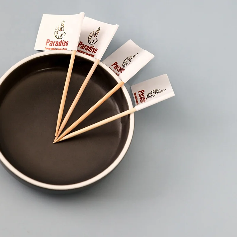 65mm toothpicks with flag for independence day patriotic cupcake decoration