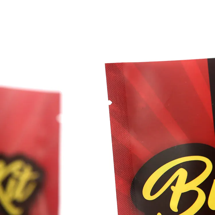 Custom Printed Reusable Vacuum Seal Zip Lock Dried Food Snack Biltong Beef Jerky Packaging Bags