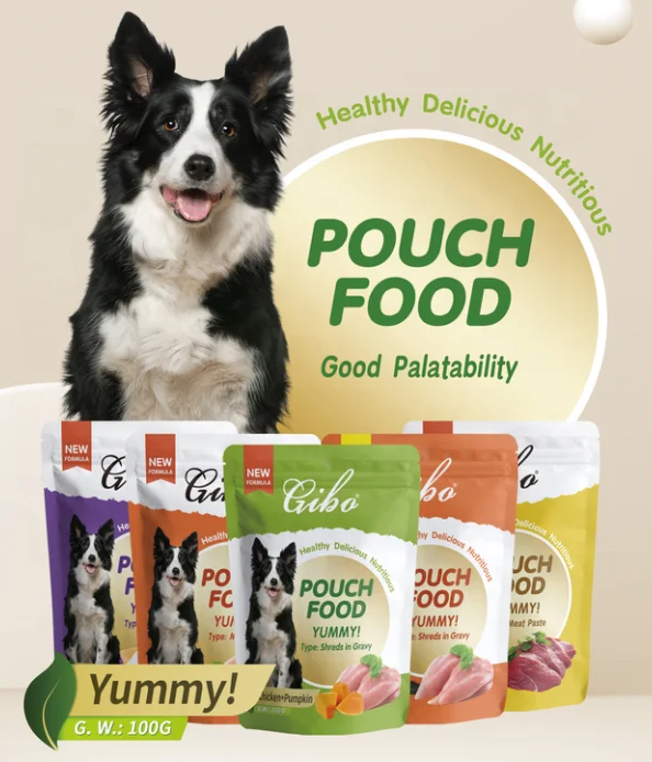 100g Pouch Dog Food Pure Natural Dog Treat Pet Treats Pet Wet Food Dog Wet Food Factory Wholesale