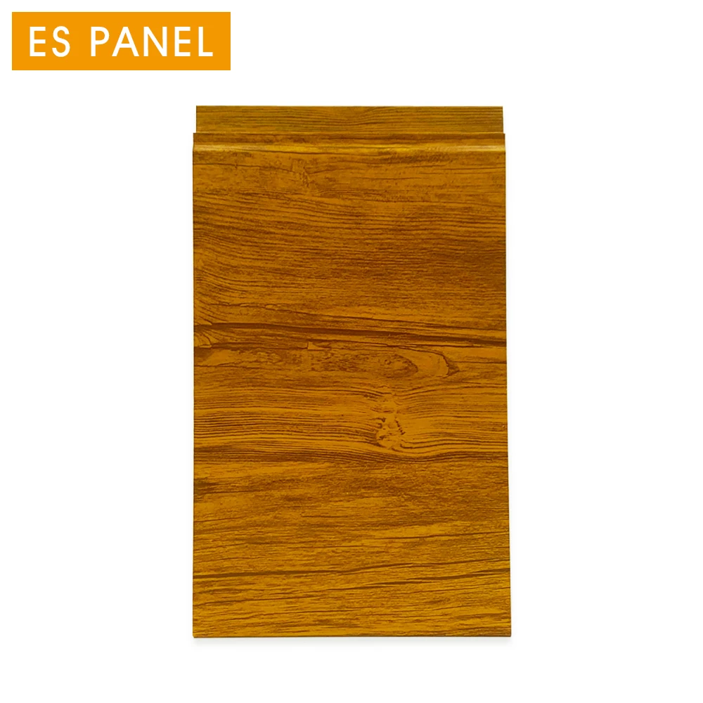 clading pu metal insulated board grain home wood exterior wall siding panel