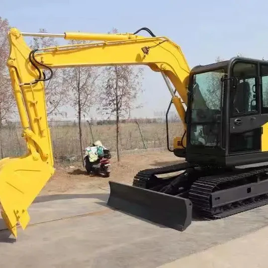 8000kg  digger CE/EPA/EURO 5 compact excavators 8 ton prices