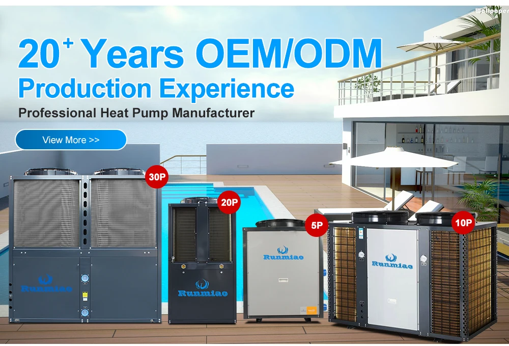 Wholesale Swimming Pool Sauna Pond Spa Heat Pump Water Heater Chiller Cooler