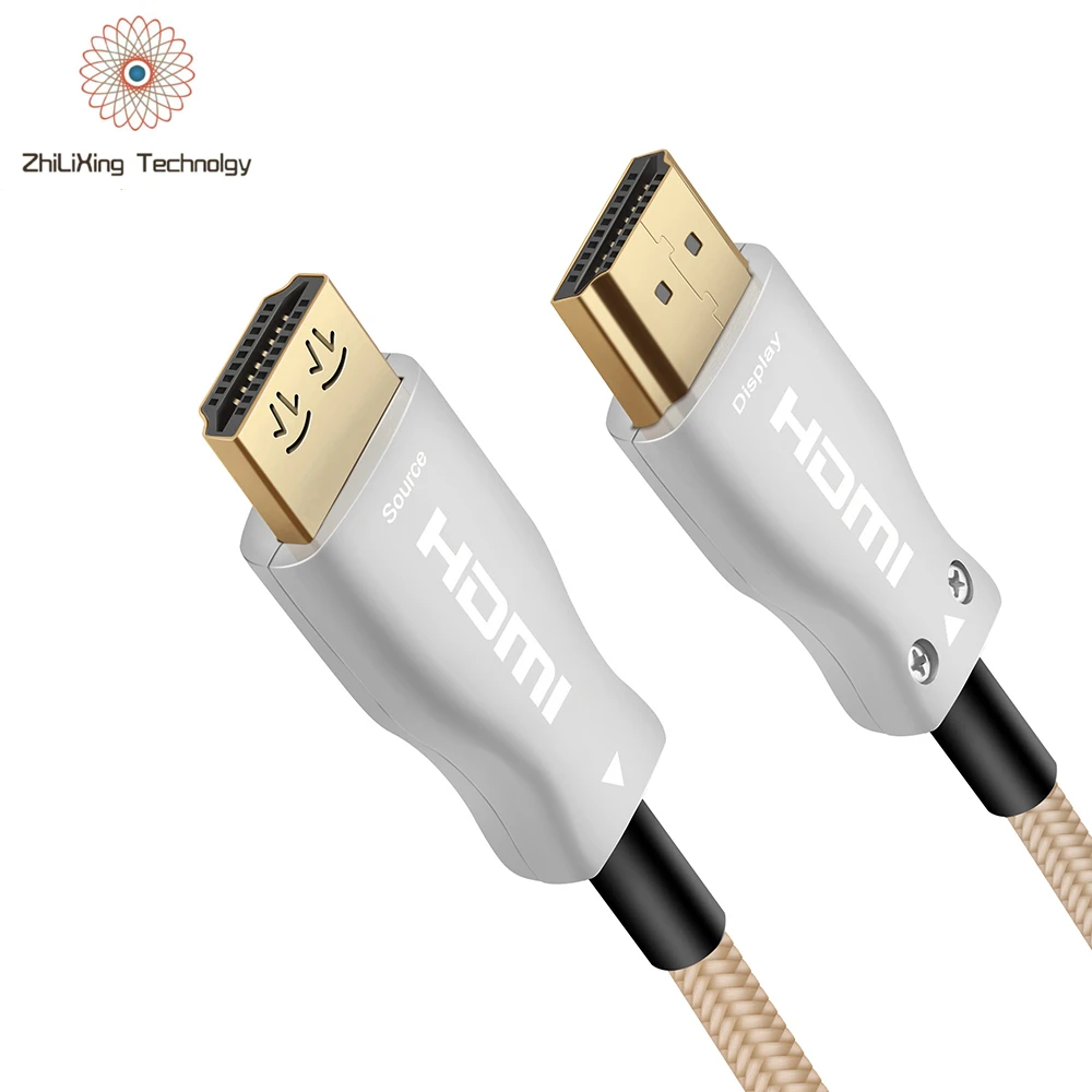 Оптоволоконный кабель hdmi 2,0 4K 60 Гц rohs ultra hd для celular amazonbasics, высокоскоростной для телефона и ТВ-кабеля 15 м 100 м