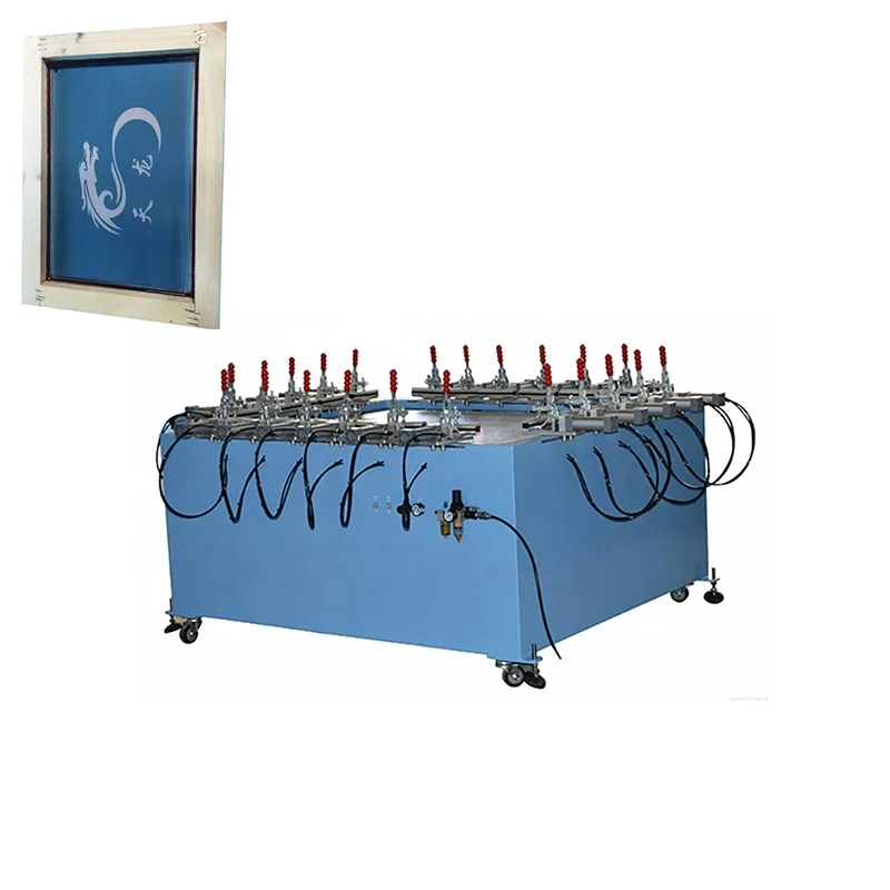 Silk Mesh Tighten machine for Nylon silk screen frame stretching machine