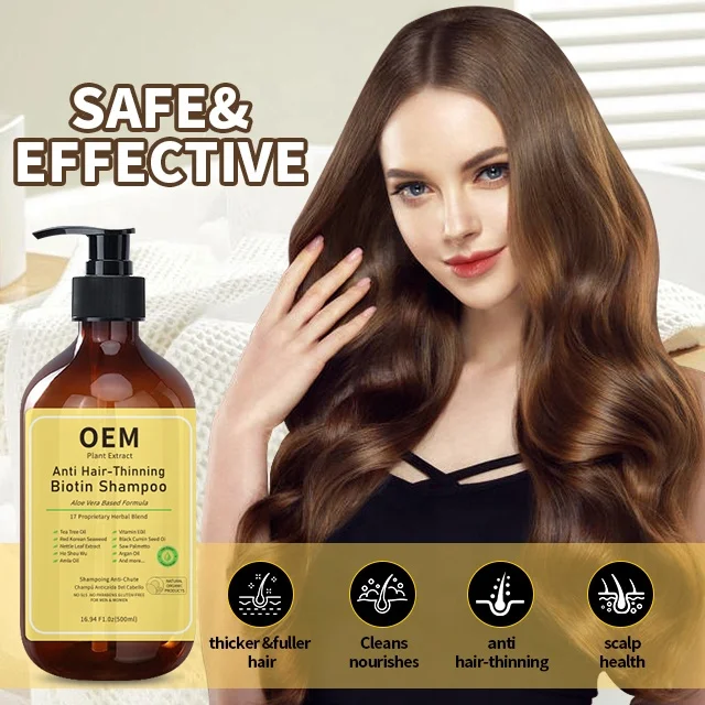 Reduce Hair Loss Product Private Label Guangzhou Factory Manufacturer Wholesale Organic Herbal Hair Care Anti Hair Loss Shampoo