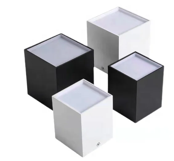 New LED ceiling suspended down light square surface mounted SMD 5W 9W 12W downlight IP GX 60 degrees