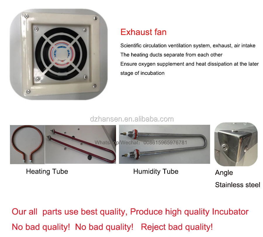high quality automatic 200 egg incubator egg+incubators with CE