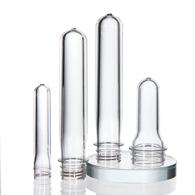 Прозрачные преформы PLA для горячего наполнения