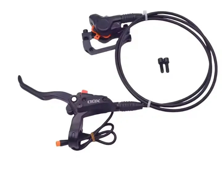 XOD/Dyisland/KTET E-Bike Scooter Brake Hydraulic Disc Cut Off Power Brake Dual Oil Brakes 2 Piston 4 Piston