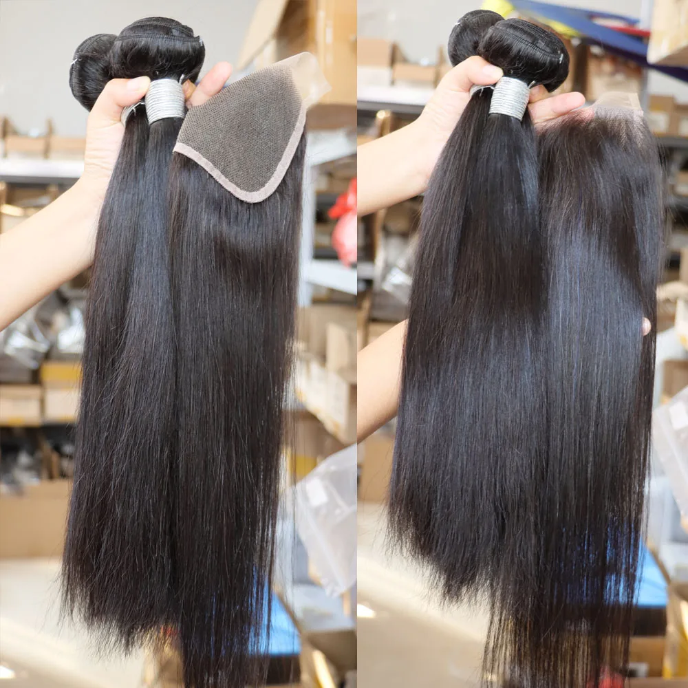 Super Double Drawn Cuticle Aligned Raw Vietnamese Human Hair Bundle Vendors Wholesale Raw Indian Temple Human Hair Extensions