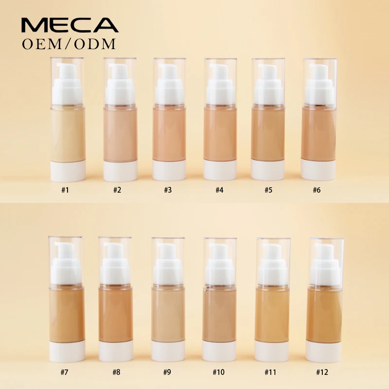 Popular good news cosmetics makeup make your own logo full coverage liquid foundation vegan long lasting