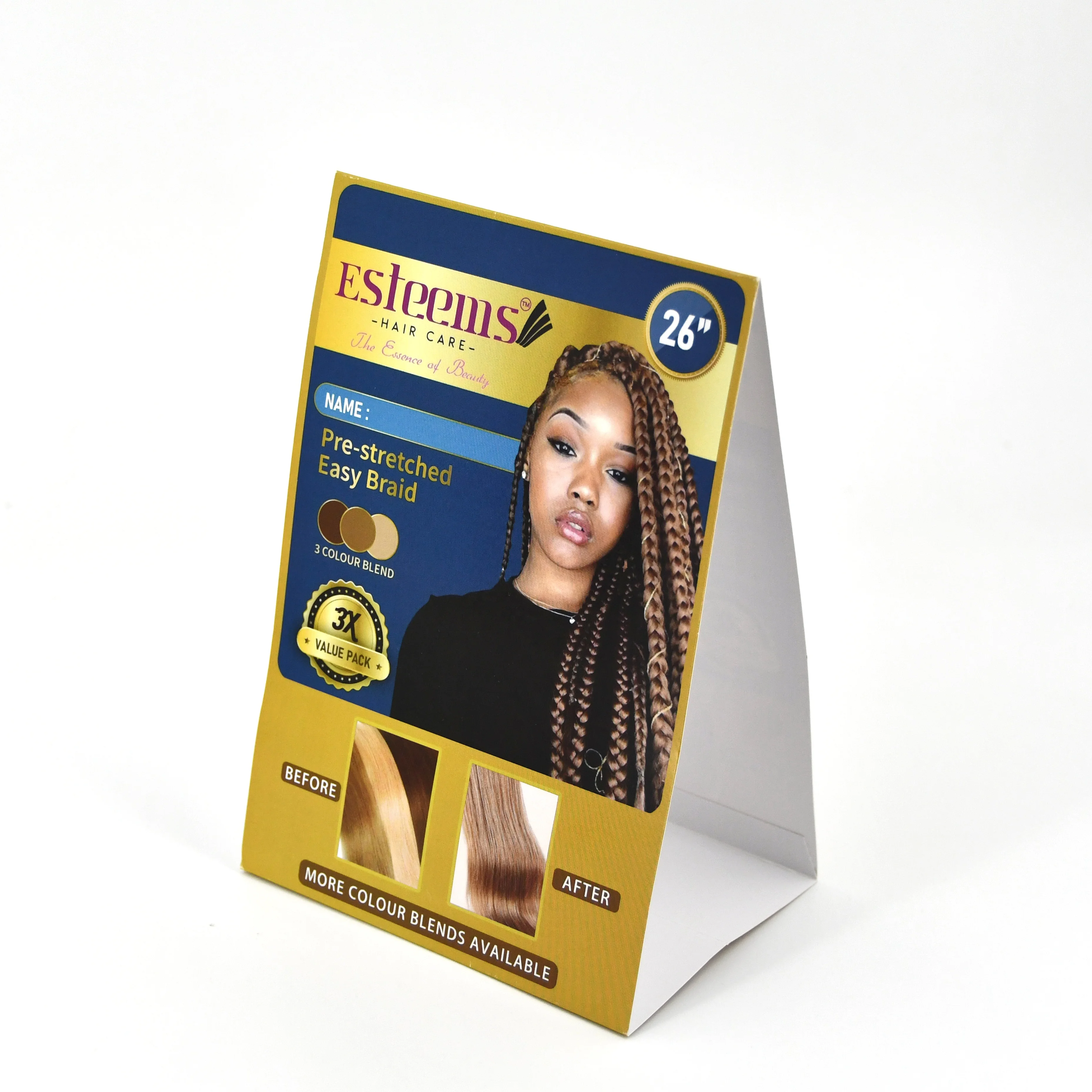 Digital Printed Menu Tent Card Art Paper Desktop Signboard Stander for Clubs and Business Use Offset and Fancy Paper