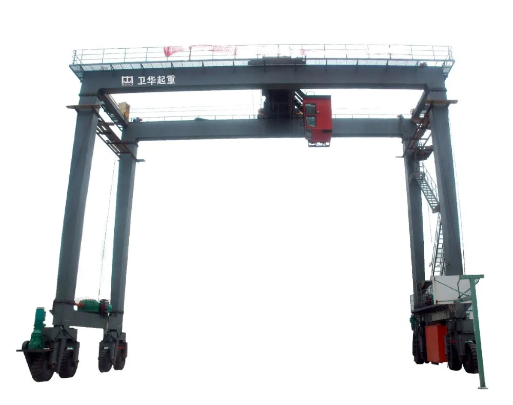 20 ton rtg crane price rubber tyred container gantry crane 30 ton 35 ton straddle carrier 40t 45t 50t for sale