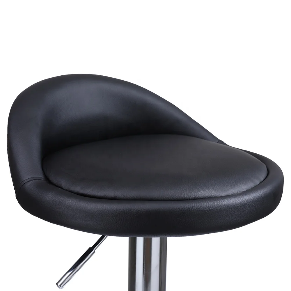 Anji WEIHAO commercial bar stools for bar and restaurant red stools bar chairs kitchen luxury Faux Leather material