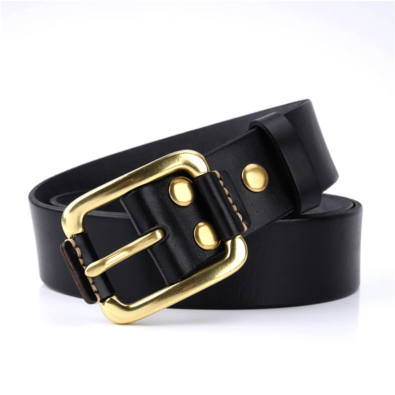 
1.5 inches Zinc Alloy Cowhide Western fashion buckle Men Genuine Italian Leather Belt (3 colors available) 