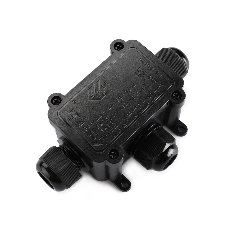Greenway 1 in 2 out custom plastic IP68 waterproof enclosure junction box product