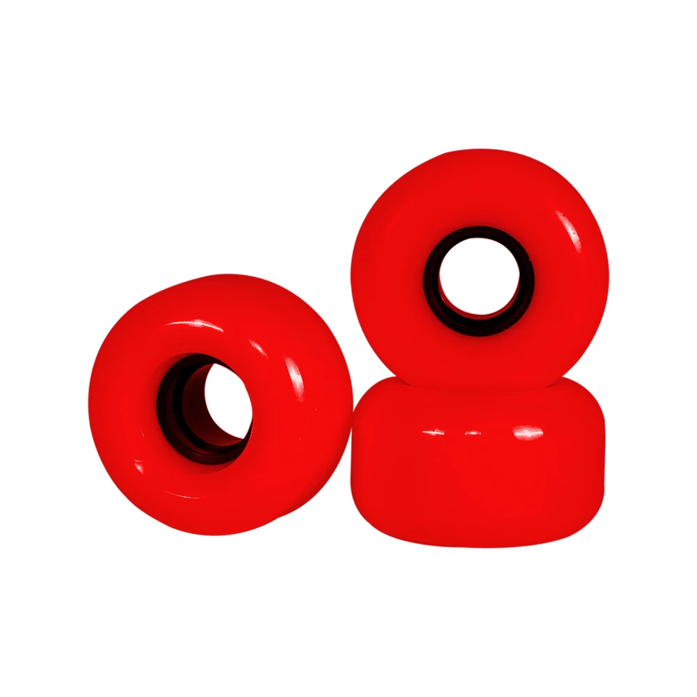 New Design Long Board Wheels 60 MM PU Custom Hardness Cruiser Skateboard Fish Board Wheels