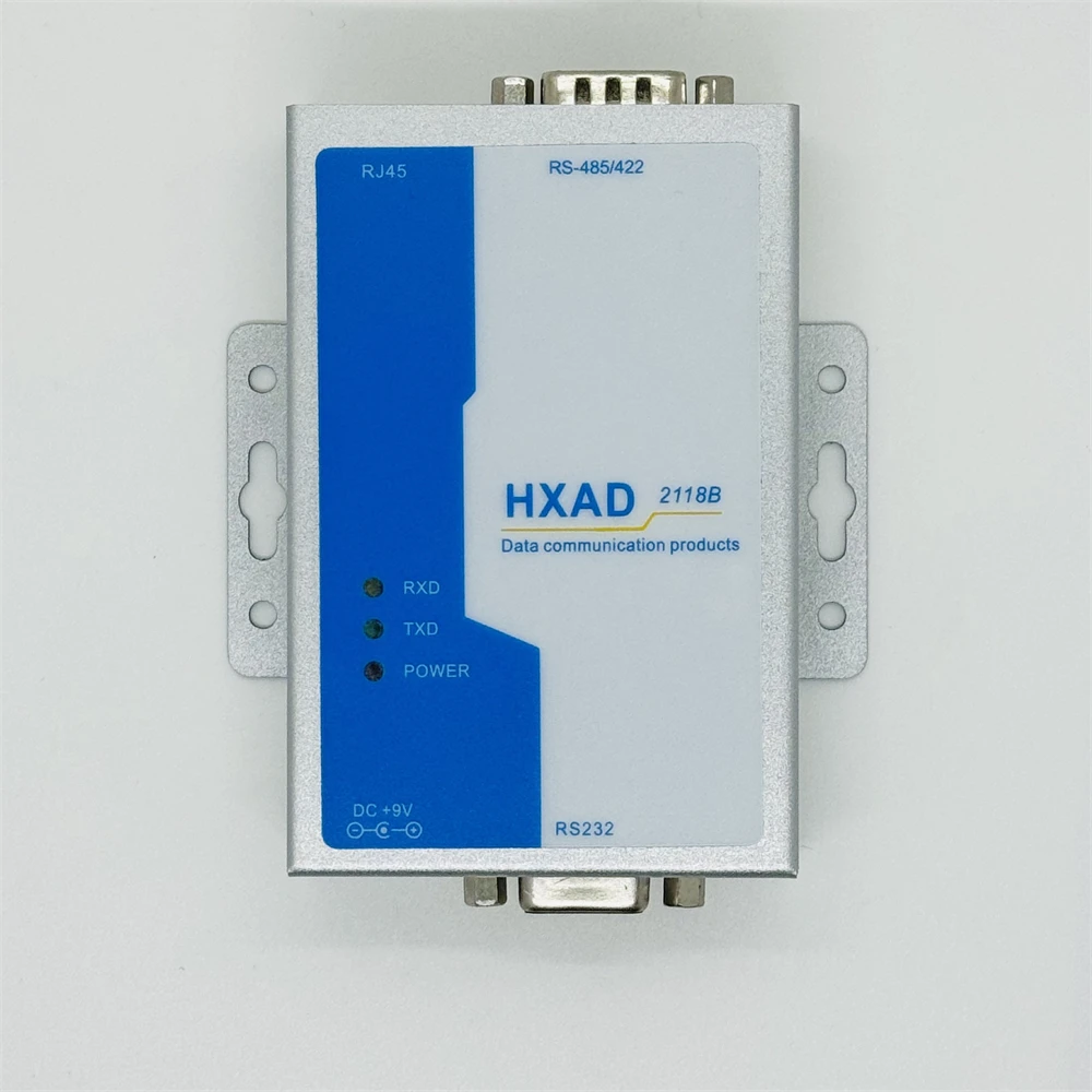 DB9 RS232 to RS485 RS422 Active Converter RS-232 RS-485 RS-422 Data Communication Adapter with Isolation Anti Lightning 1.8KM