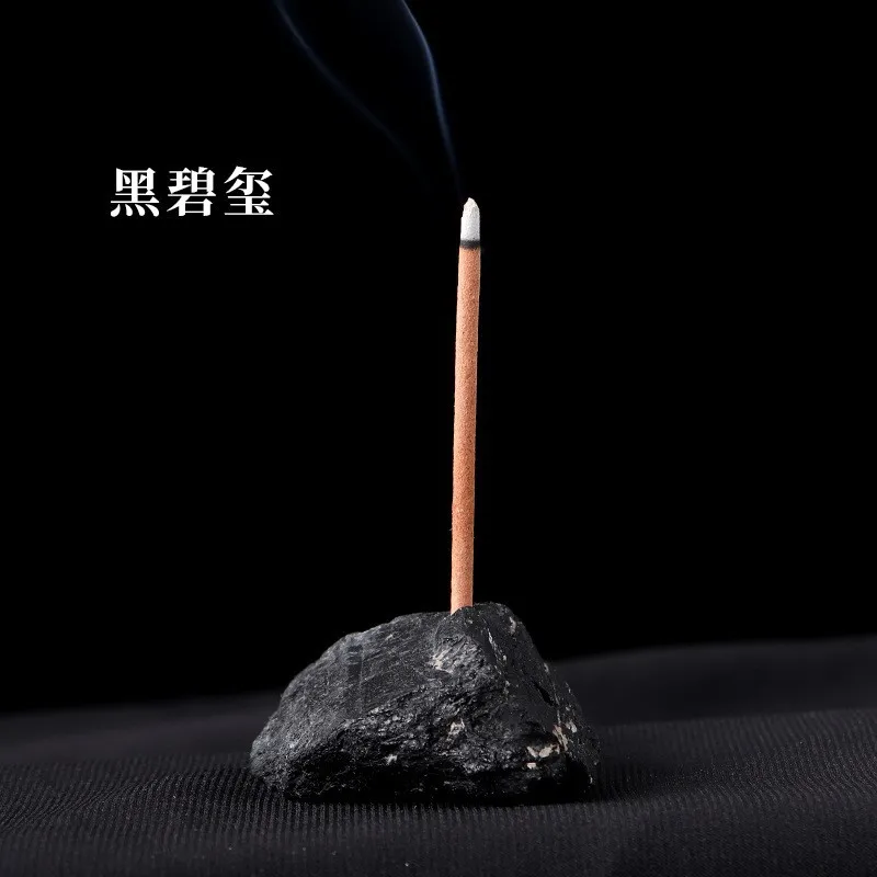 wholesale Crystal quartz Natural Rough Stone gemstone Rose Quartz Amethyst Holder Incense Stick Holder