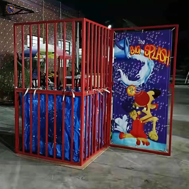 Customized Adults Interactive Dunk Tank Dunking Booth Water Splash Game