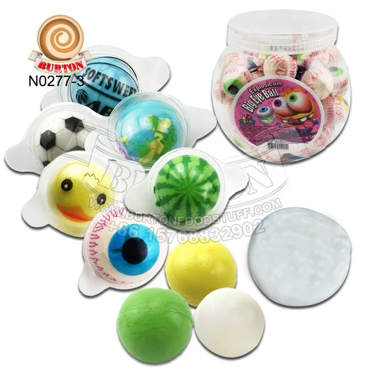 Горячая Распродажа 3D мяч мягкие конфеты с наполнителем jelly jam