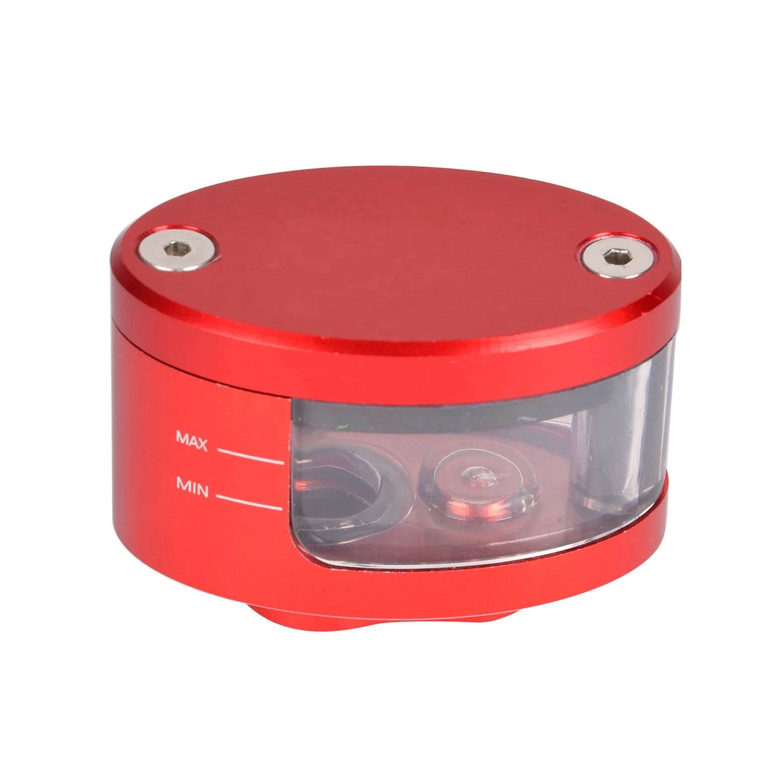 Universal Motorcycle Red Motorbike Brake Clutch Tank Cylinder Fluid Oil Reservoir Cup Tank For Honda Kawasaki Yamaha Suzuki