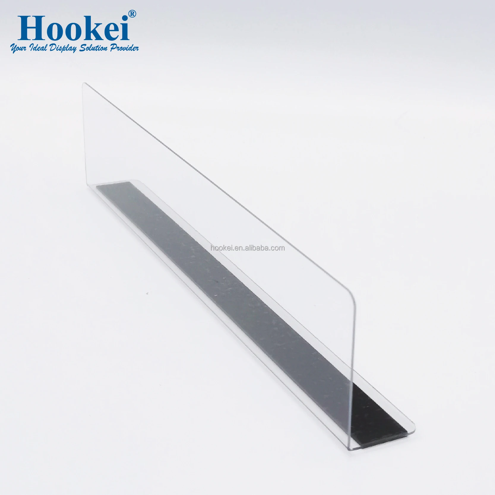 Hookei Transparent Supermarket Shelf PVC Dividers