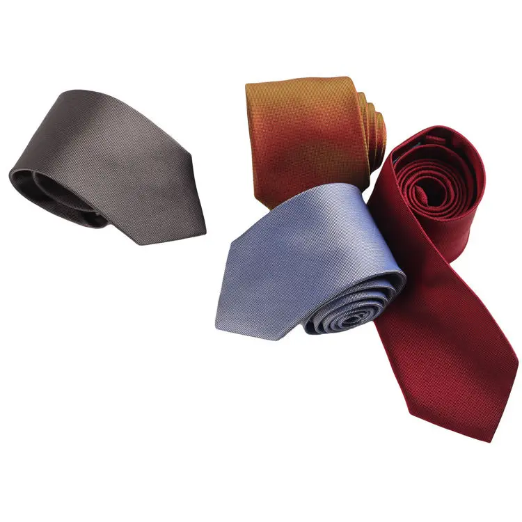 Factory Direct Sales OEM Service Business Custom Polyester/Silk Ties High Quality Solid Woven Jacquard Handmade Necktie for Men