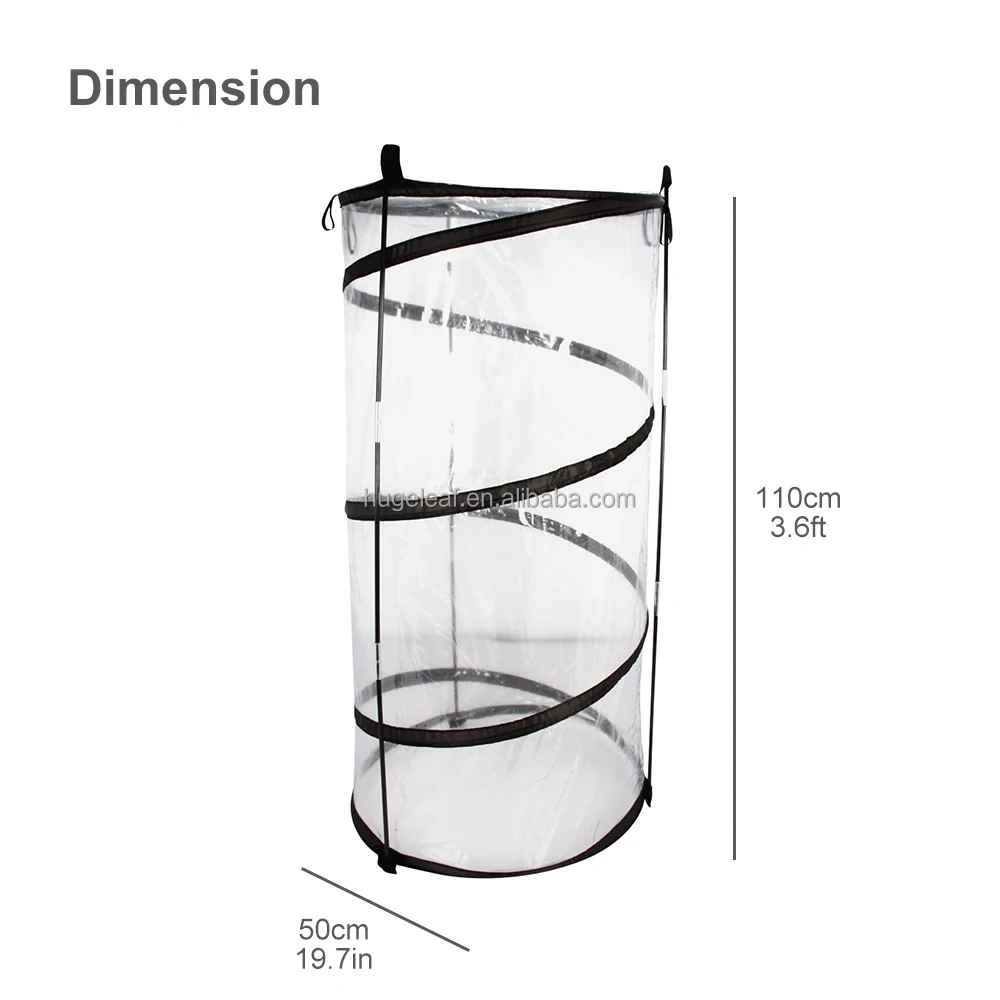 Portable Mini Twist Up Tomato Cloche Lightweight Gardening Plant Cover Plant Protection Pop Up Garden Greenhouse