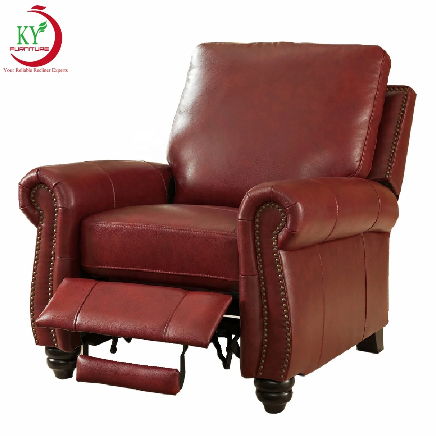 GEEKSOFA Best Choice Push Back Recliner Chair Soft Luxury Style Leather Padded Seat for Home Leisure Chair Modern 30-45days