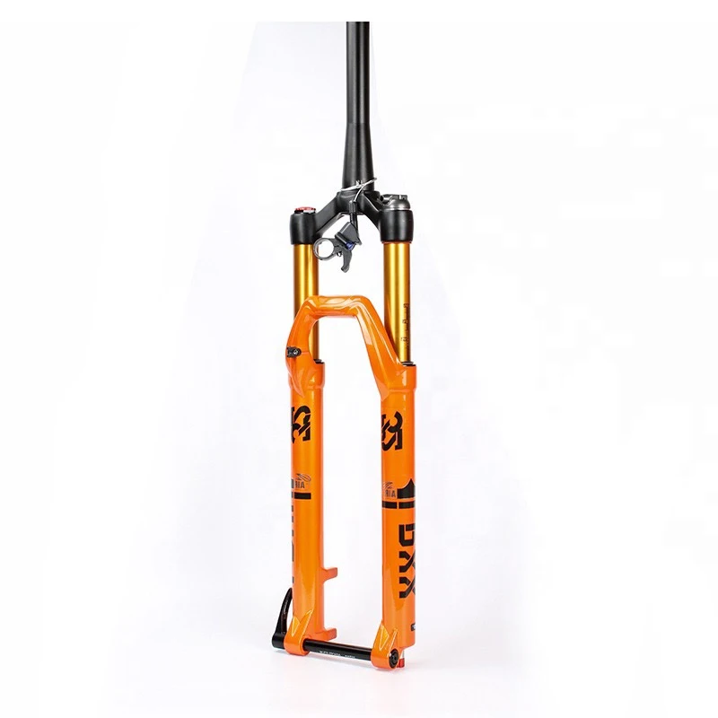 Mountain barrel shaft version front fork mountain bike front air forks suspension mountain bike front fork